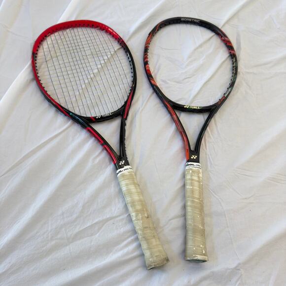 Yonex (2) Tennis Racquets Isometric Micro Core Black VCORE DUEL G / VCORE SV 98 - Picture 11 of 16